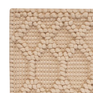 Ullteppe square  - 48 x 42 cm - beige