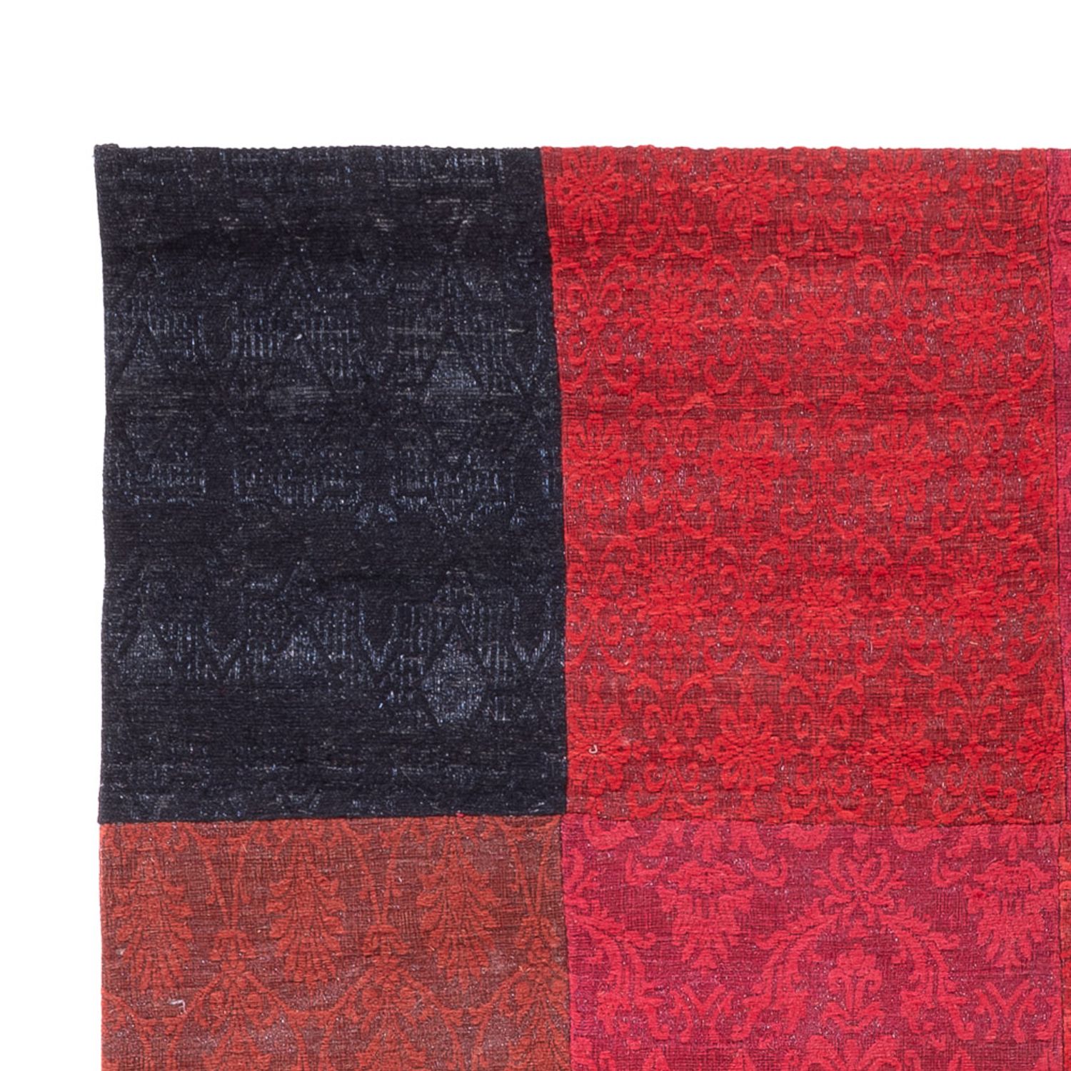 Patchwork Teppich - 180 x 120 cm - mehrfarbig