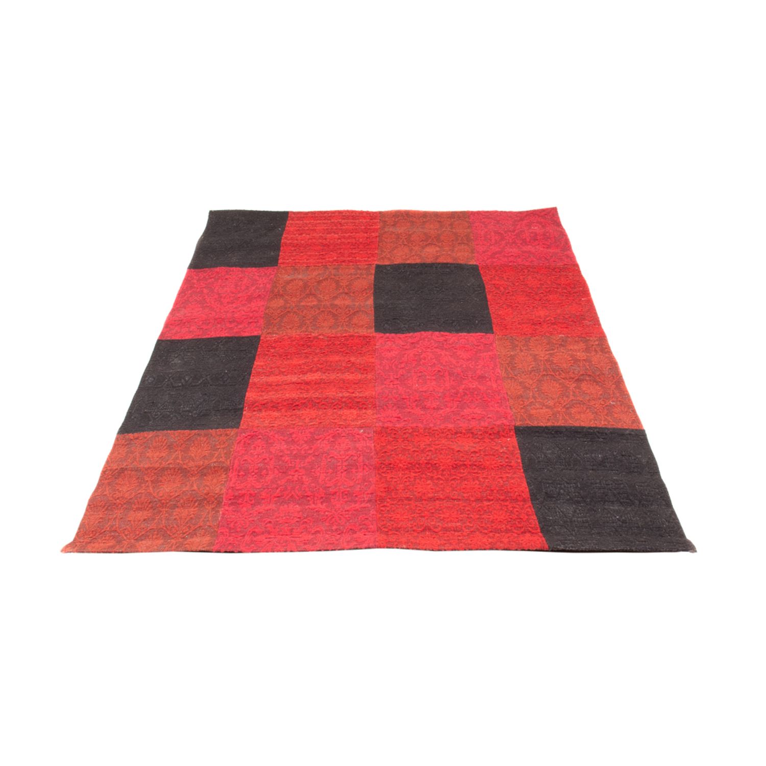 Patchwork Teppich - 180 x 120 cm - mehrfarbig