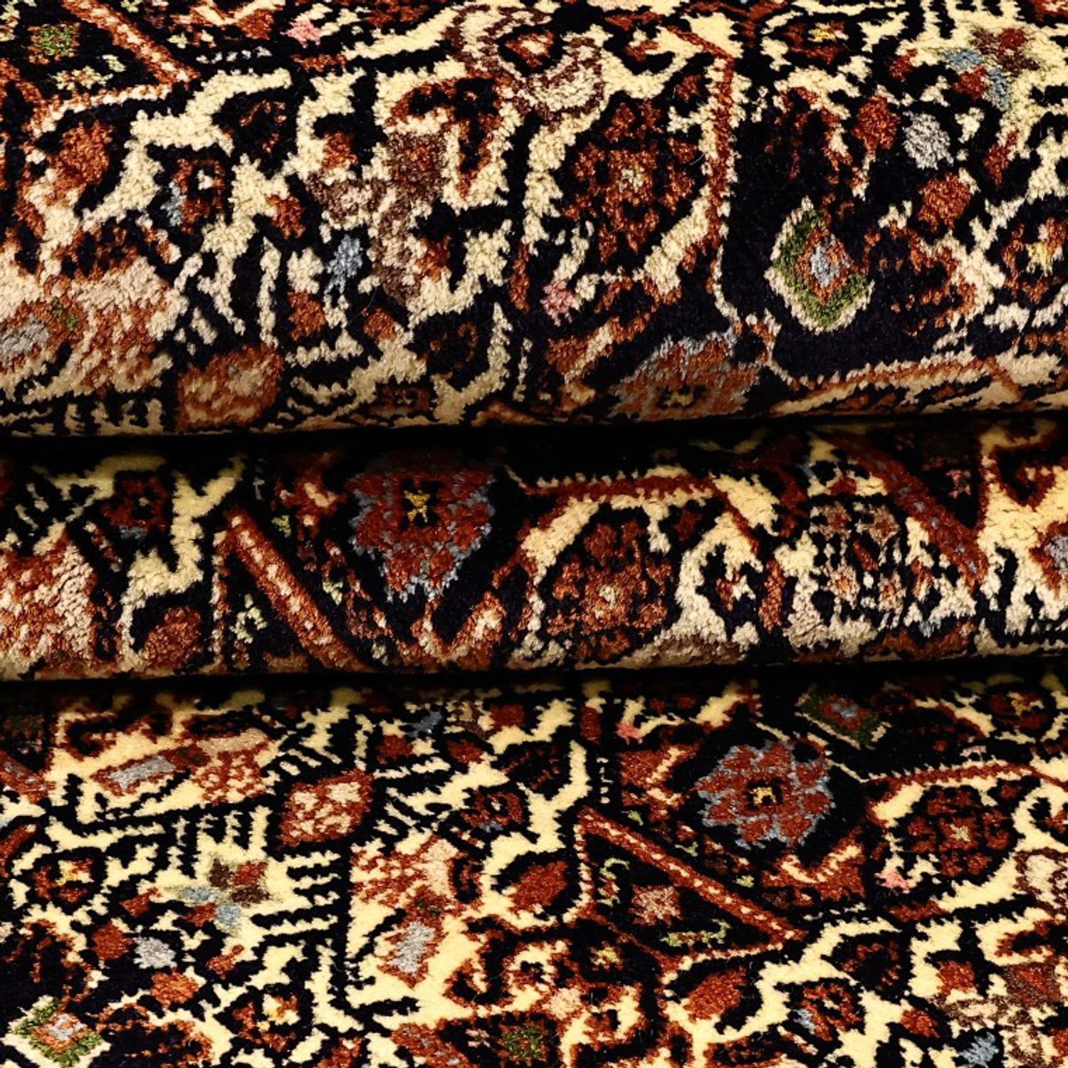 Perzisch Tapijt - Nomadisch - 201 x 153 cm - donker beige