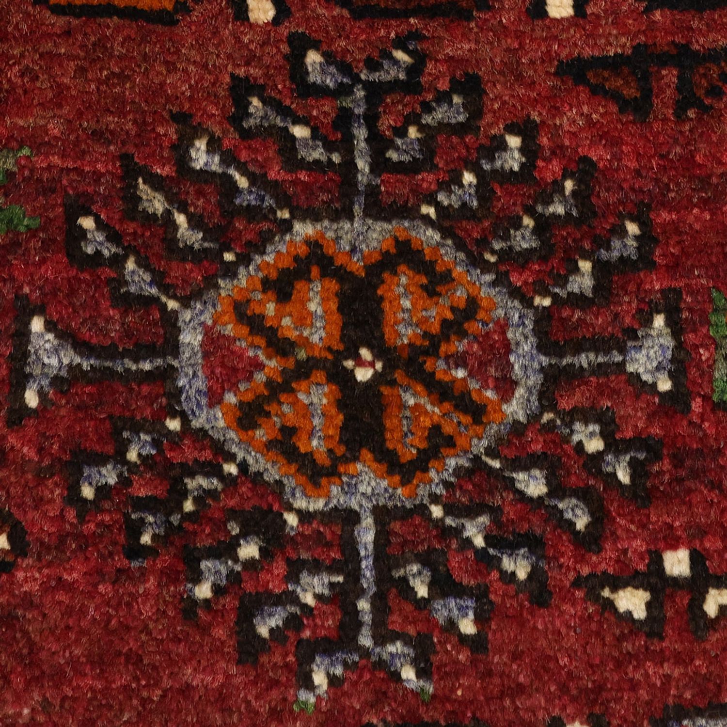Perserteppich - Nomadic - 300 x 150 cm - dunkelrot