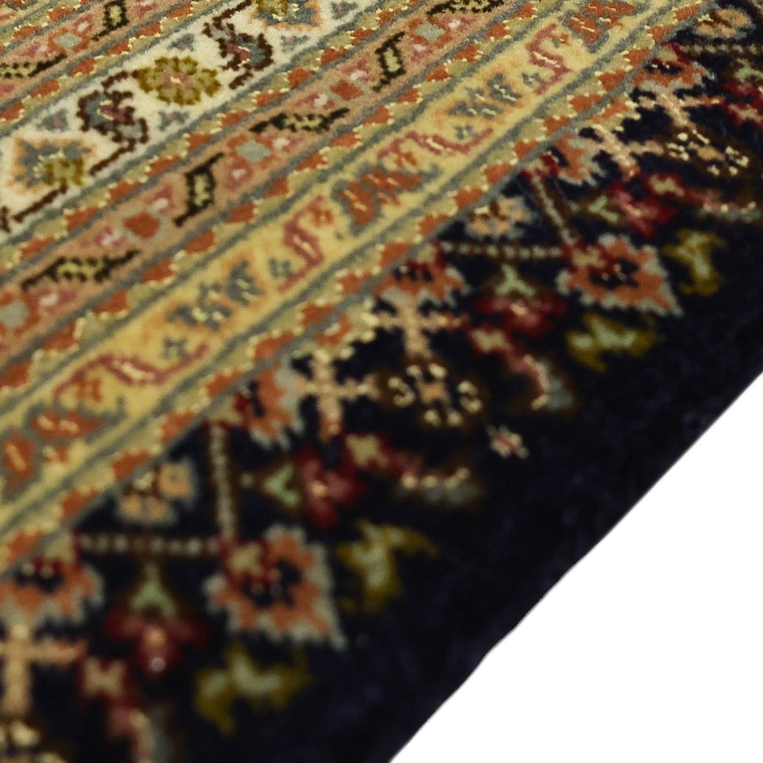Perserteppich - Täbriz - Royal - Seidenkette - 362 x 251 cm - dunkelbeige