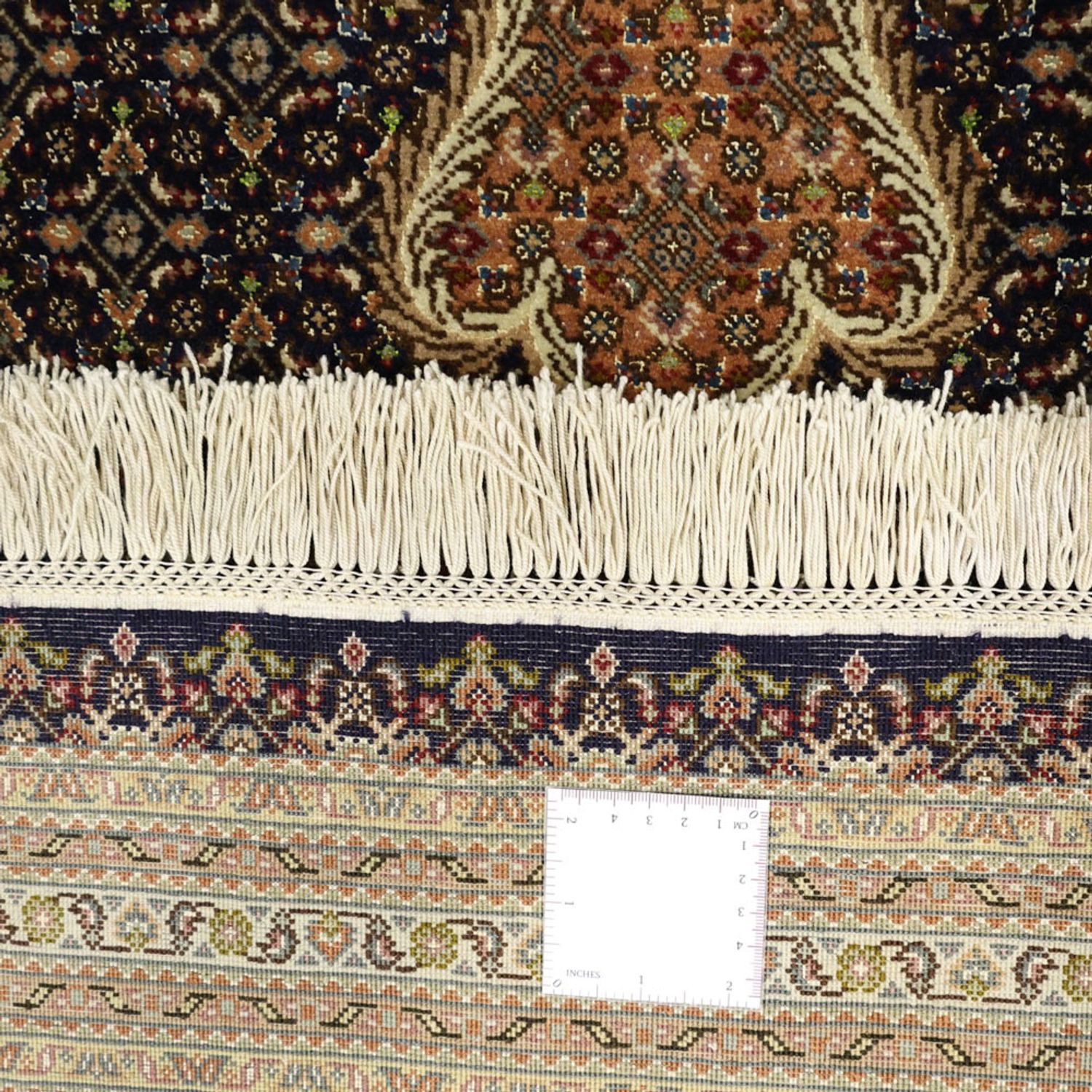 Perserteppich - Täbriz - Royal - Seidenkette - 362 x 251 cm - dunkelbeige