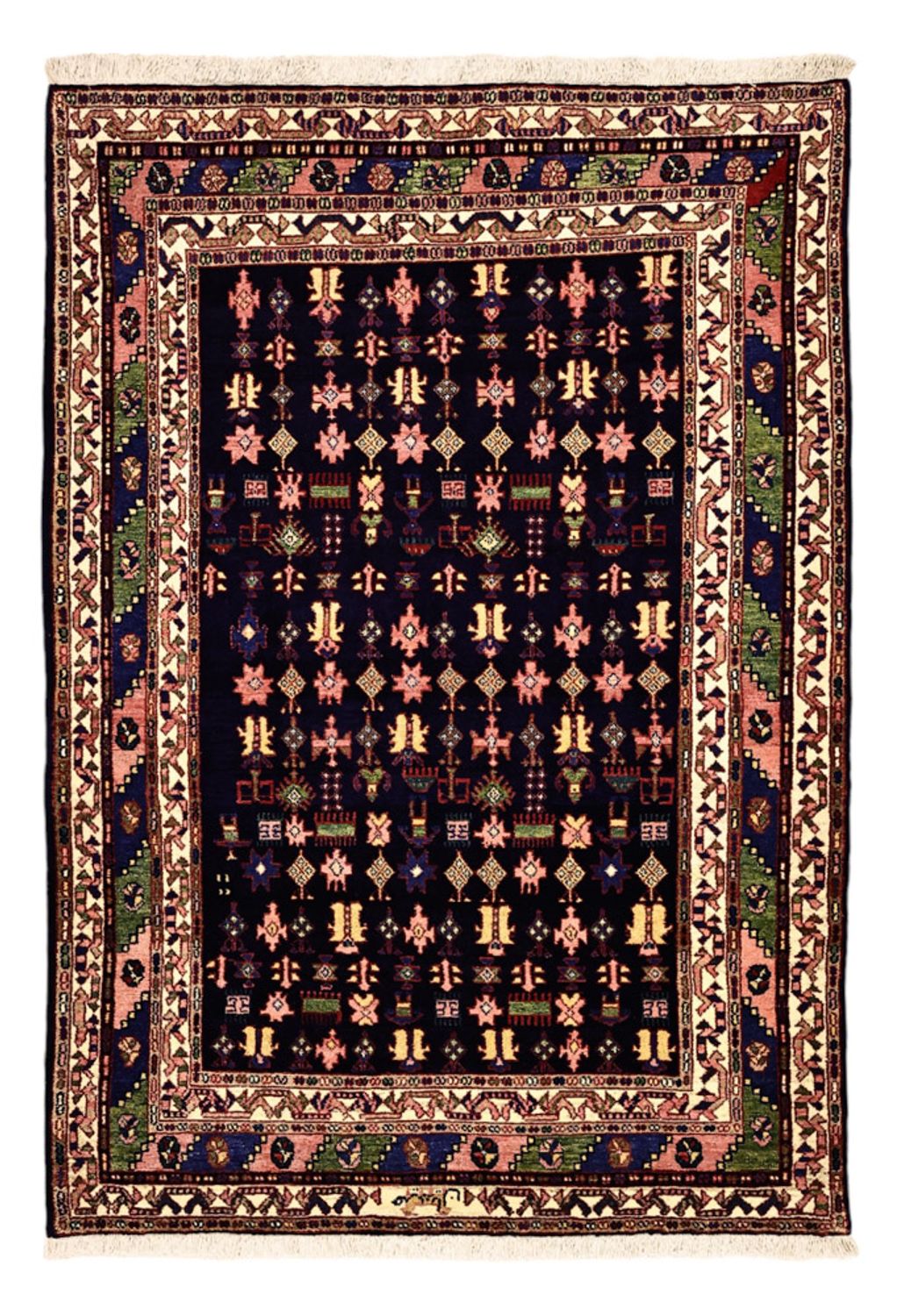 Perzisch tapijt - Klassiek - 215 x 157 cm - donkerblauw