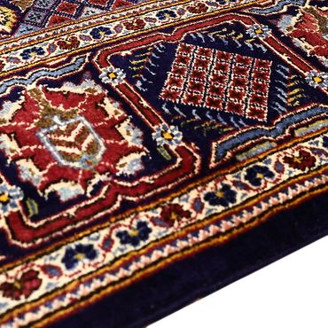 Perský koberec - Keshan - 215 x 140 cm - tmavě modrá