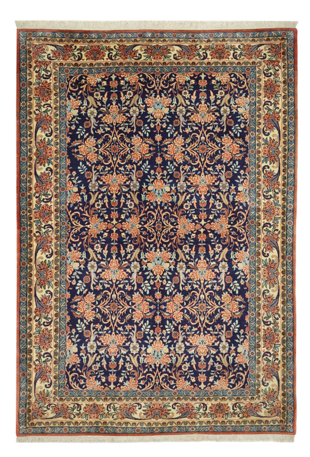 Perzisch tapijt - Bijar - 202 x 140 cm - veelkleurig