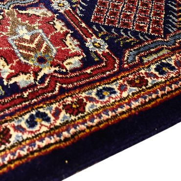 Tapete persa - Keshan - 211 x 143 cm - azul escuro