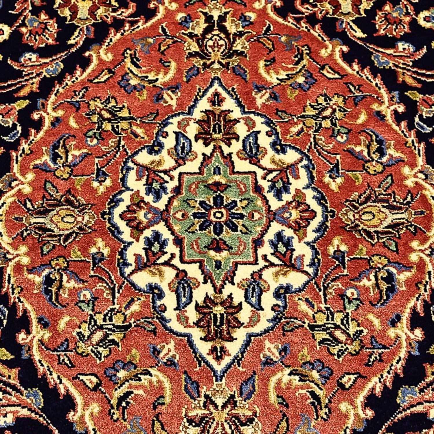 Perzisch tapijt - Bijar - Koninklijke - 220 x 136 cm - donkerblauw