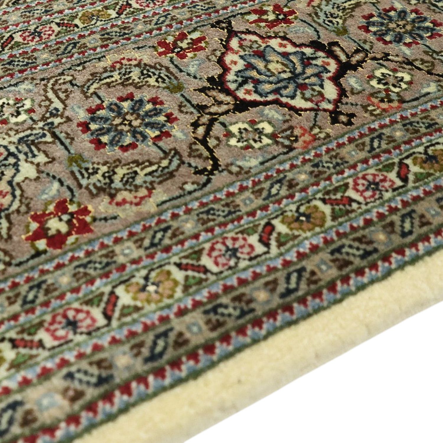 Perzisch tapijt - Tabriz - Royal - Koninklijke - 204 x 153 cm - zilver