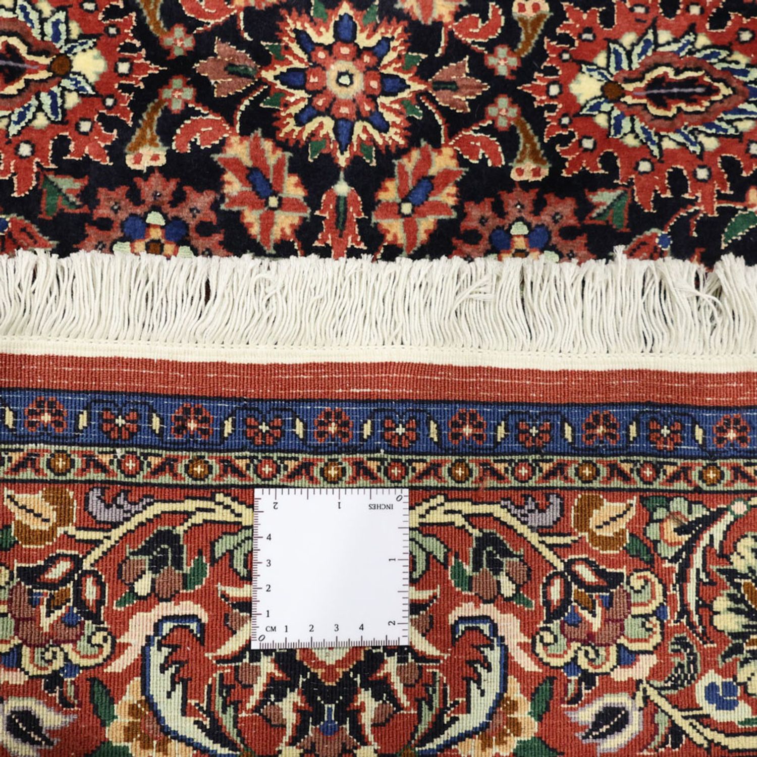 Perzisch tapijt - Bijar - Koninklijke - 208 x 132 cm - donkerblauw