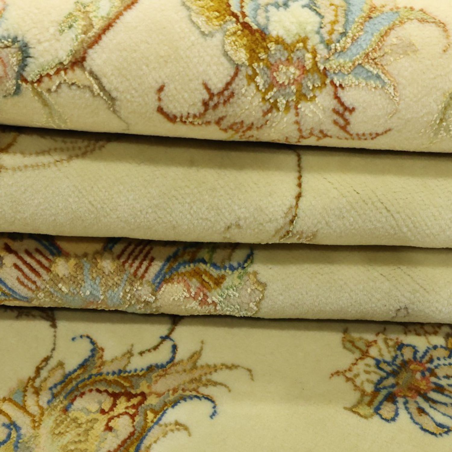 Perzisch tapijt - Tabriz - Koninklijke - 203 x 145 cm - beige