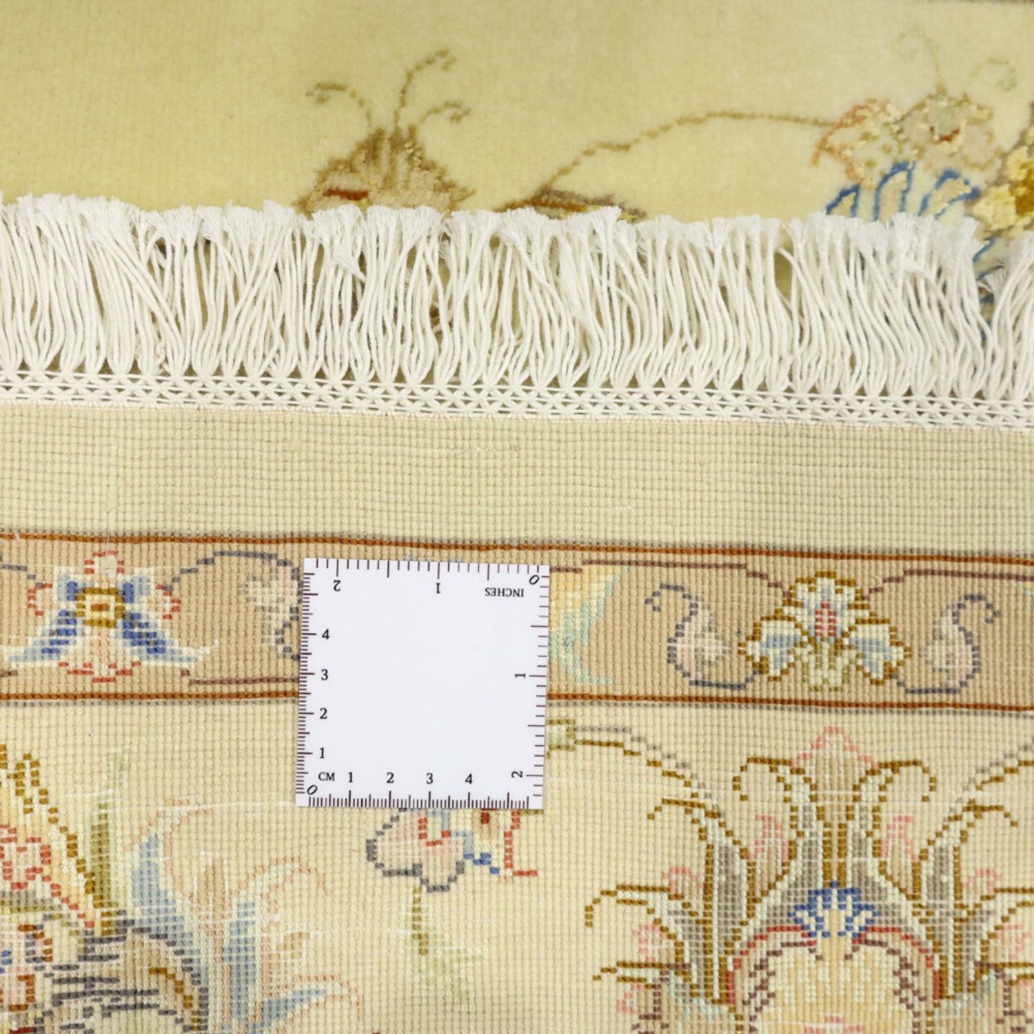Perzisch tapijt - Tabriz - Koninklijke - 203 x 145 cm - beige