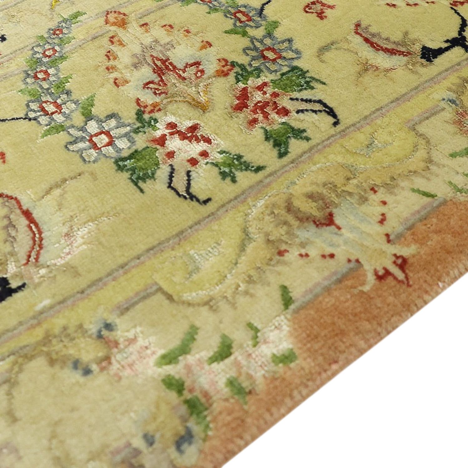 Perzisch tapijt - Tabriz - Royal - Koninklijke - 188 x 153 cm - zand