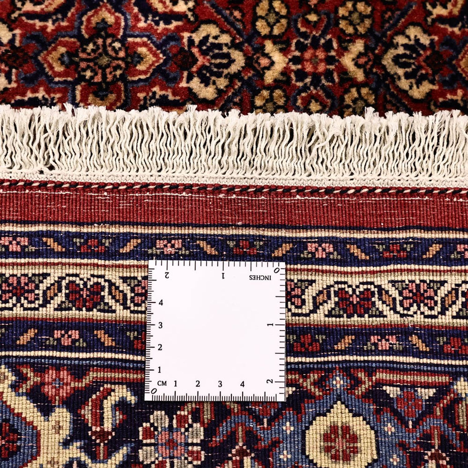 Perský koberec - Bijar - 216 x 144 cm - tmavě červená