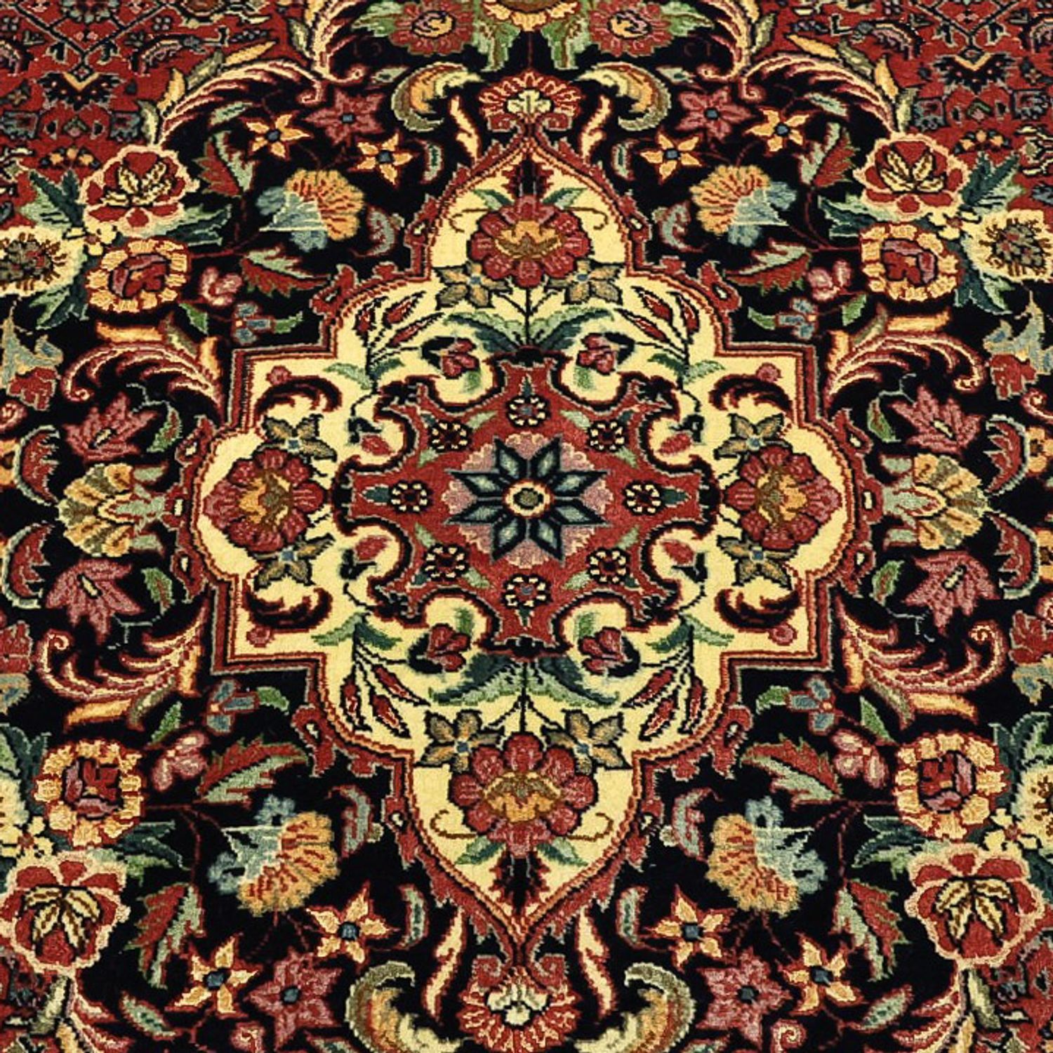 Perzisch tapijt - Bijar - Koninklijke - 199 x 156 cm - donkerrood