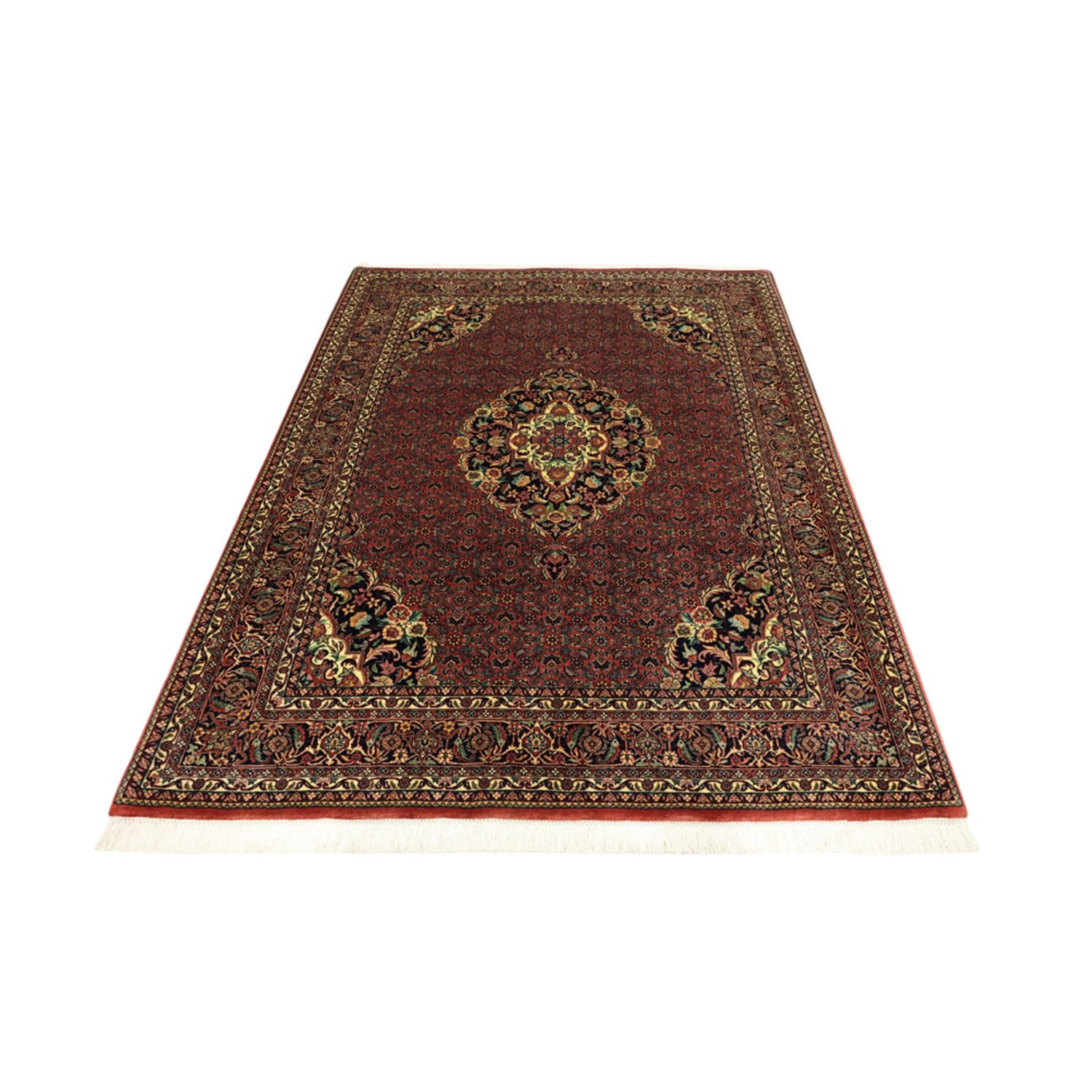 Perzisch tapijt - Bijar - Koninklijke - 199 x 156 cm - donkerrood
