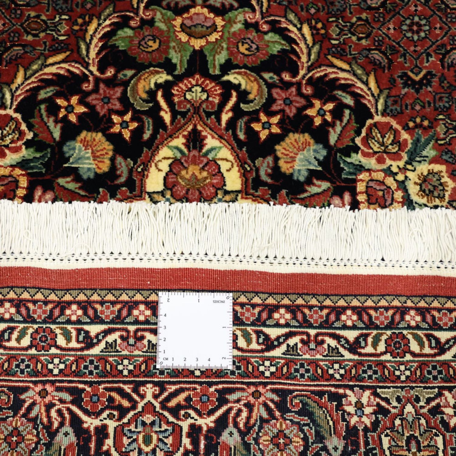 Perzisch tapijt - Bijar - Koninklijke - 199 x 156 cm - donkerrood