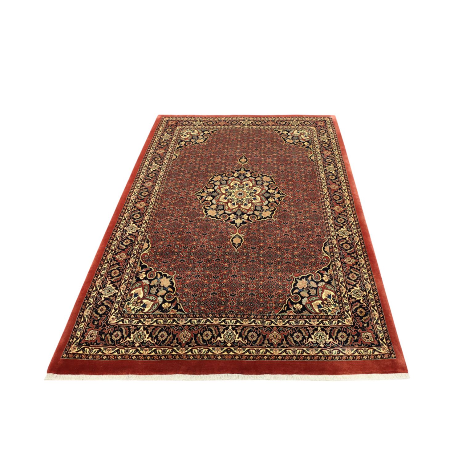 Perzisch tapijt - Bijar - Koninklijke - 198 x 139 cm - donkerrood