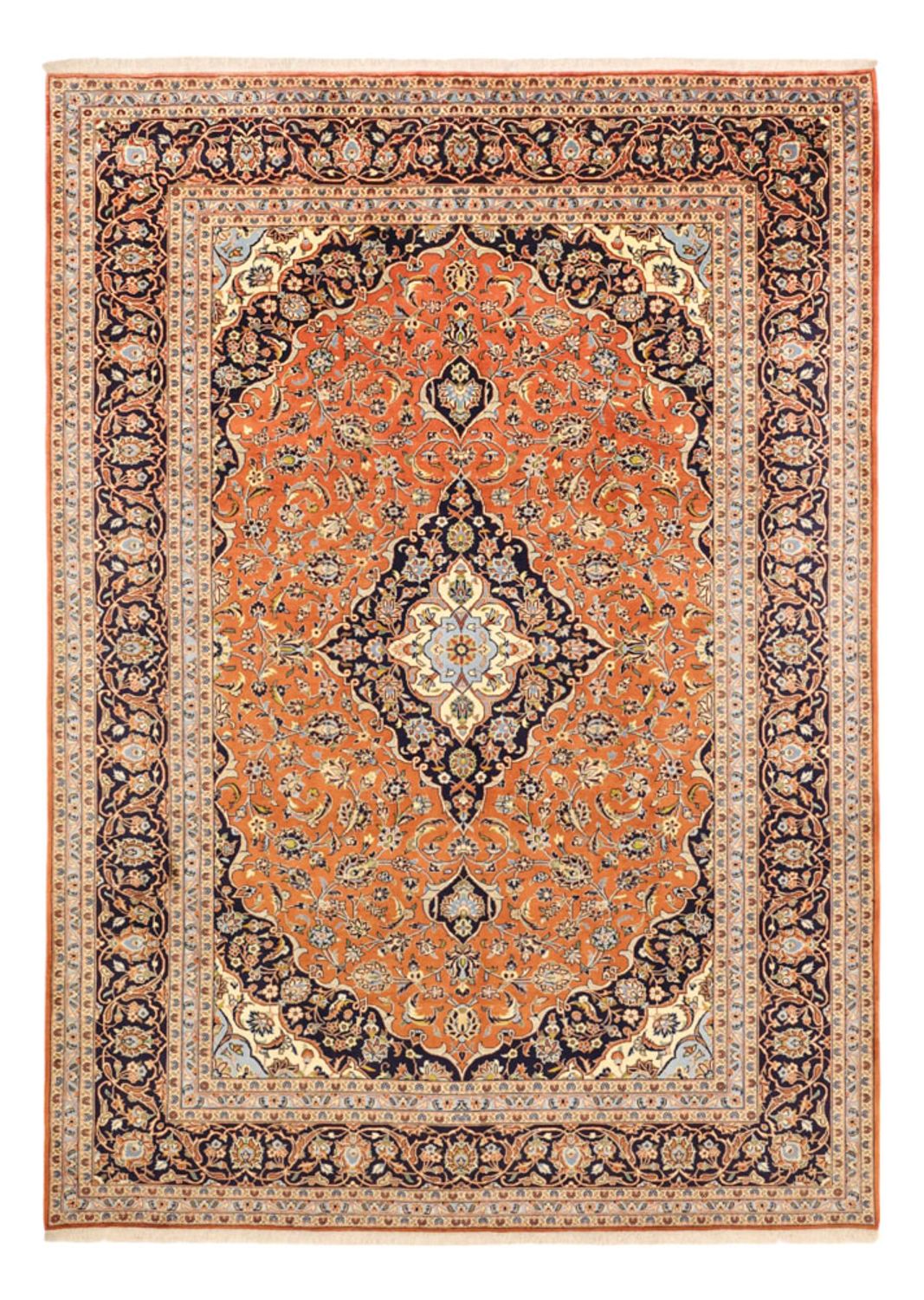 Perserteppich - Keshan - 347 x 251 cm - hellrot