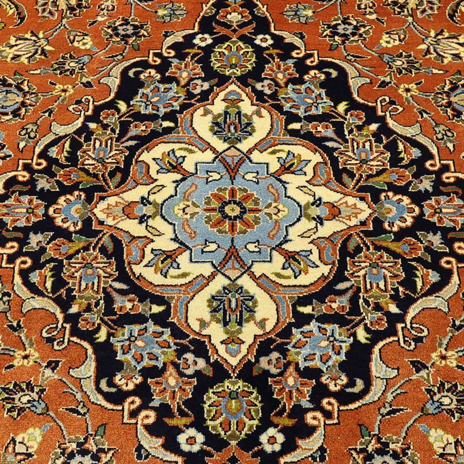 Perserteppich - Keshan - 347 x 251 cm - hellrot