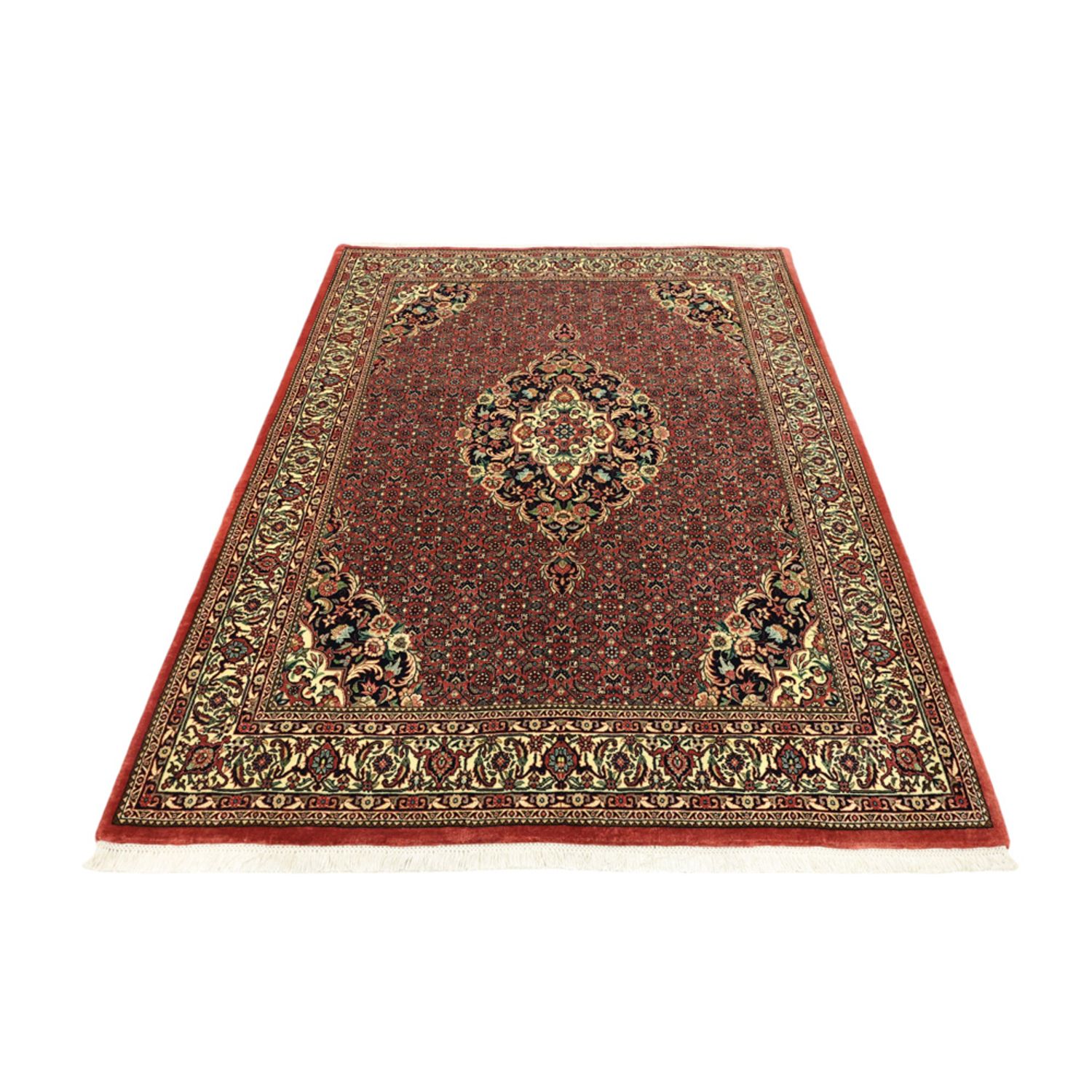 Perzisch tapijt - Bijar - Koninklijke - 194 x 153 cm - donkerrood
