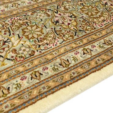 Perzisch tapijt - Tabriz - Royal - 208 x 149 cm - donker beige