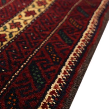 Balutsj-teppe - 210 x 115 cm - mørk rød