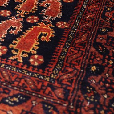 Corredor Tapete Baluch - 194 x 100 cm - vermelho escuro