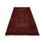 Alfombra de pasillo Alfombra Belutsch - 201 x 97 cm - rojo oscuro