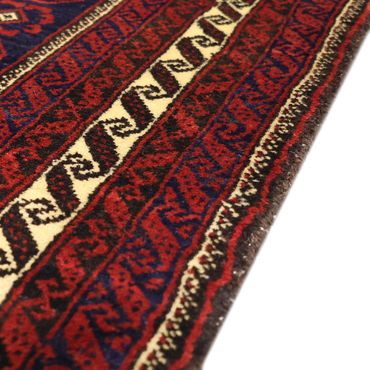 Corredor Tapete Baluch - 185 x 100 cm - vermelho escuro