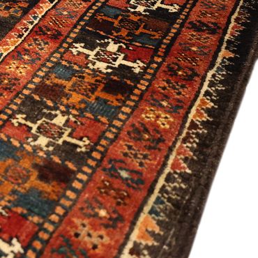 Løper Balutsj-teppe - 212 x 106 cm - mørk rød