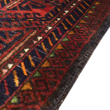 Corredor Tapete Baluch - 188 x 101 cm - vermelho escuro