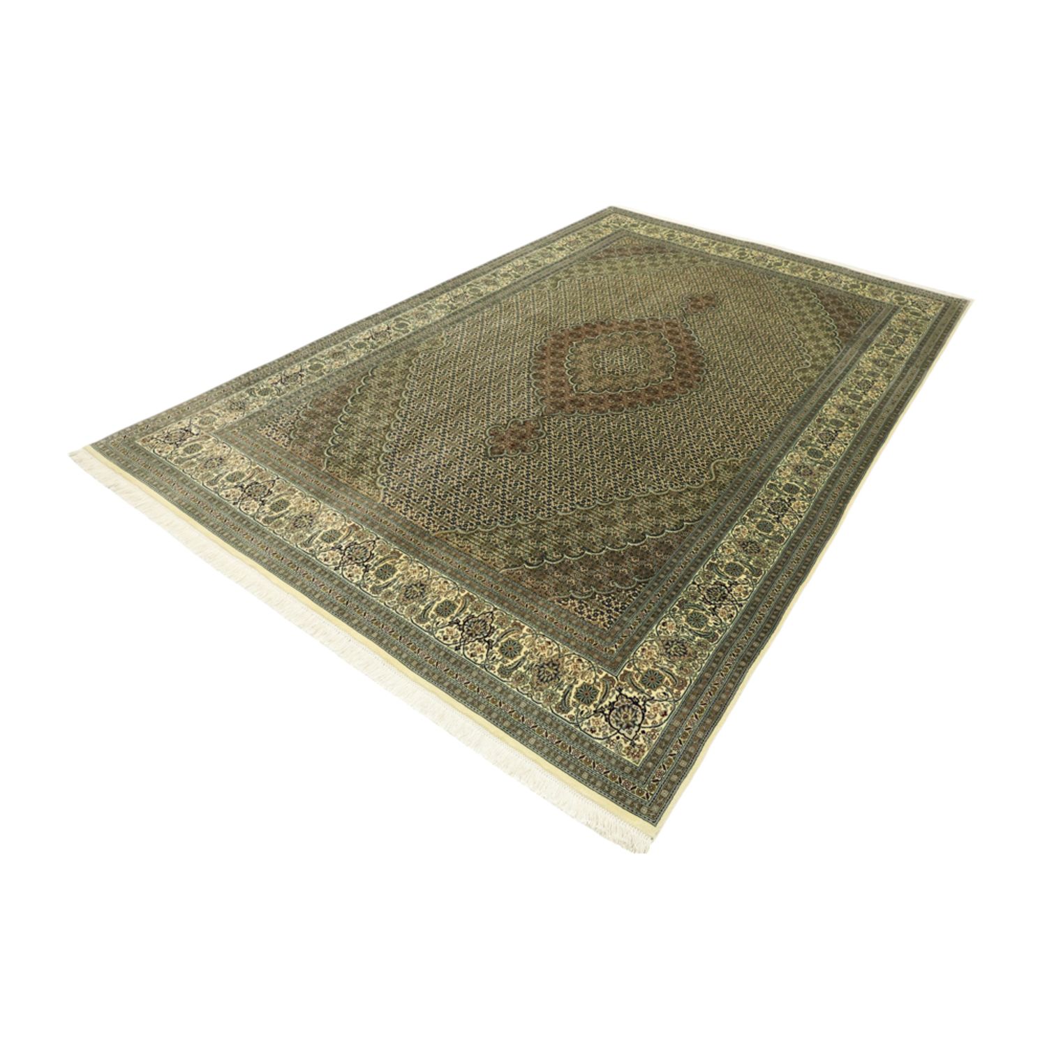 Persisk matta - Tabriz - Royal - Kungliga - 309 x 199 cm - silver