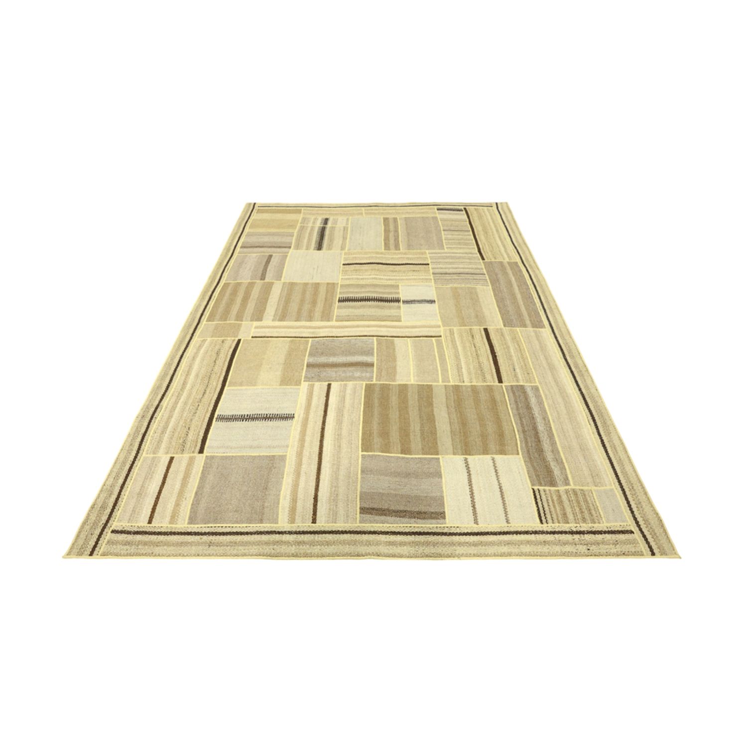 Kelim Teppich - Oriental - 234 x 172 cm - dunkelbeige