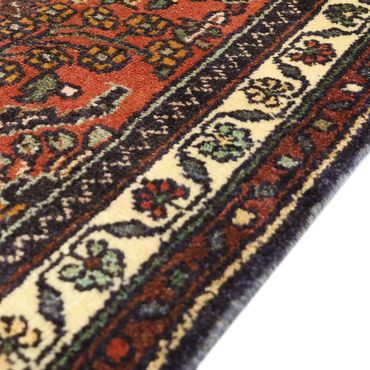 Corredor Tapete Persa - Nomadic - 313 x 83 cm - vermelho escuro