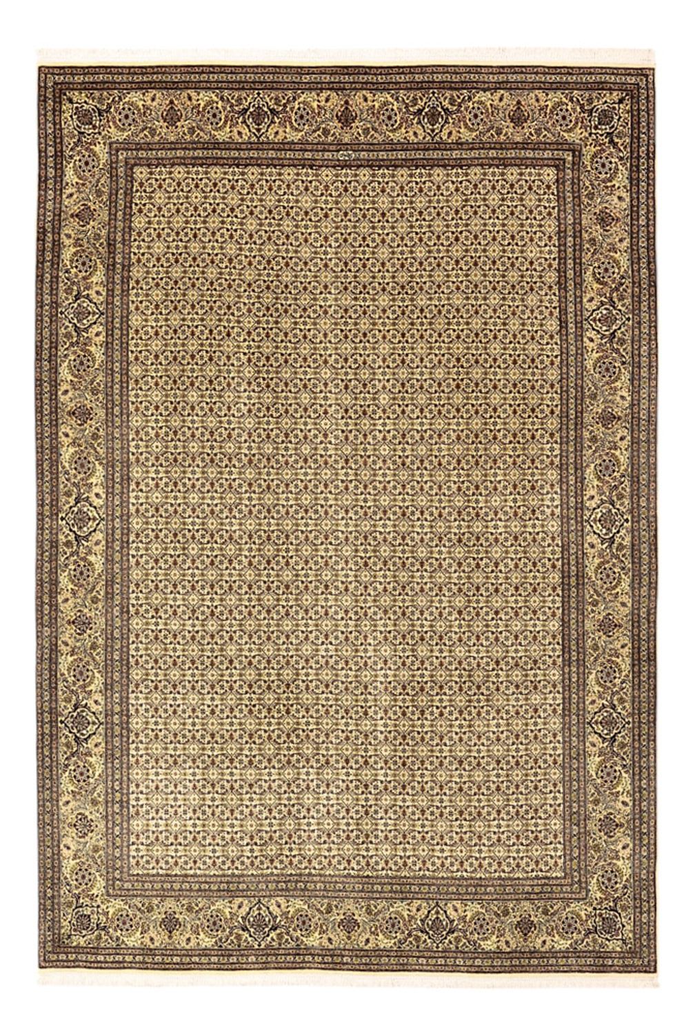 Persisk matta - Tabriz - Royal - Kungliga - 288 x 201 cm - mörk beige