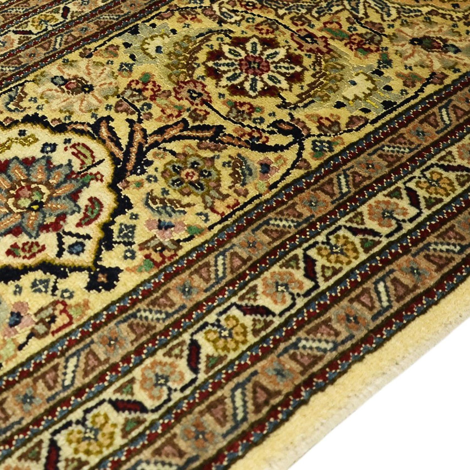 Persisk matta - Tabriz - Royal - Kungliga - 288 x 201 cm - mörk beige