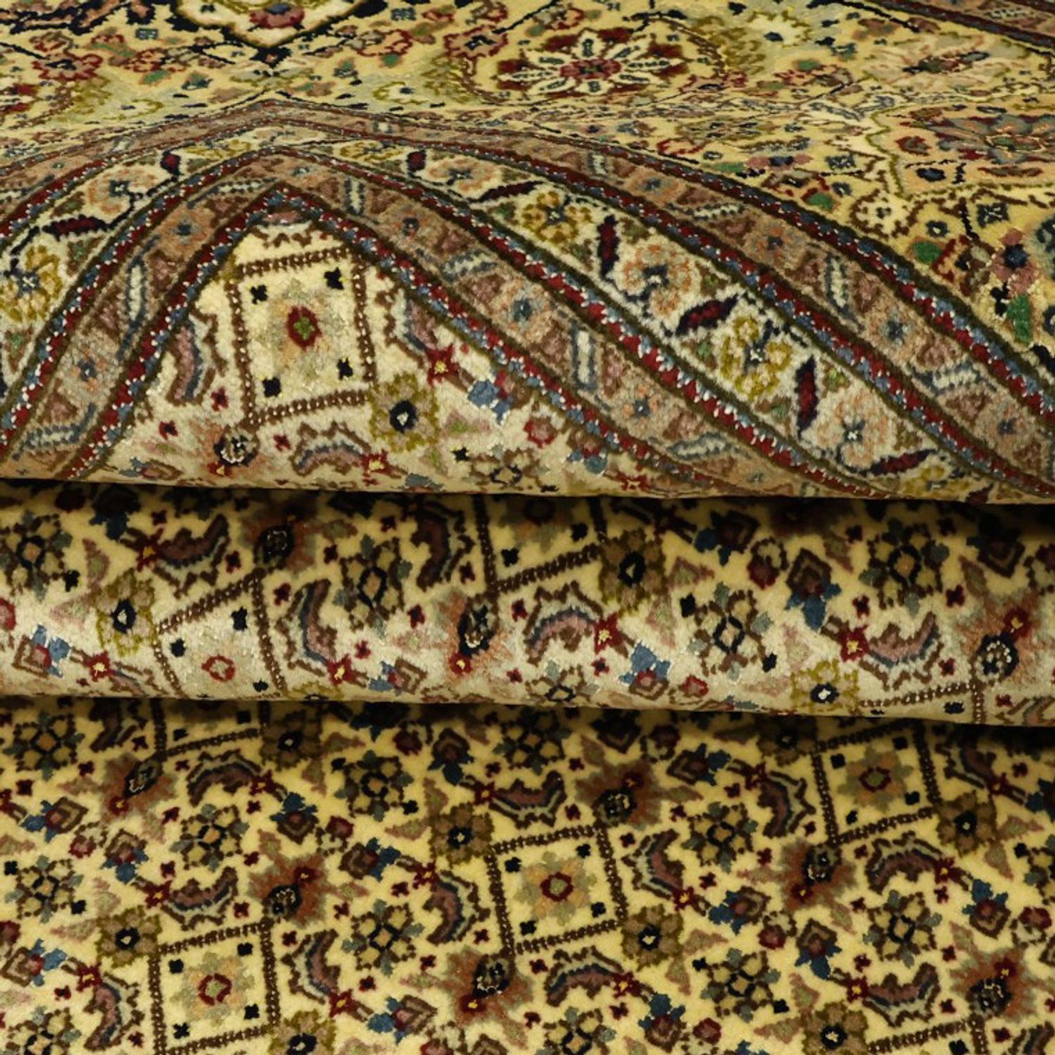 Persisk matta - Tabriz - Royal - Kungliga - 288 x 201 cm - mörk beige