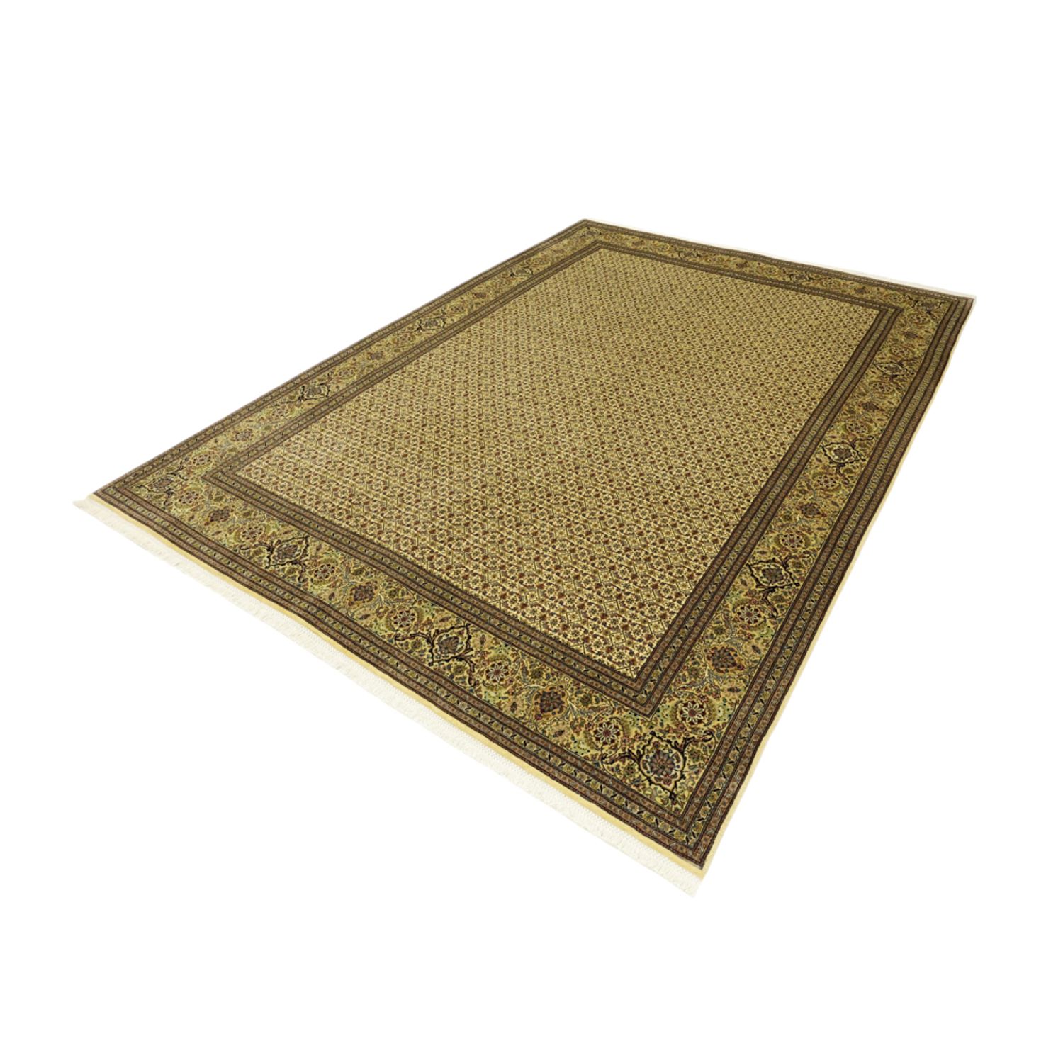 Persisk matta - Tabriz - Royal - Kungliga - 288 x 201 cm - mörk beige