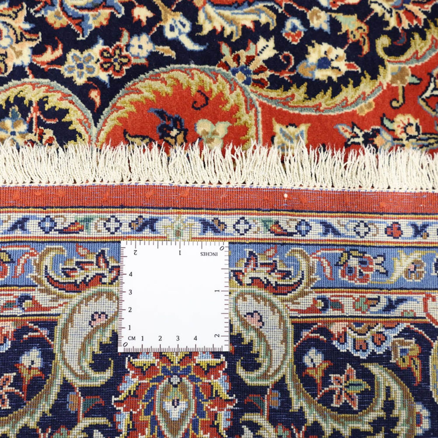 Perzisch tapijt - Ghom - Koninklijk - Zijden halsketting - 220 x 141 cm - rood