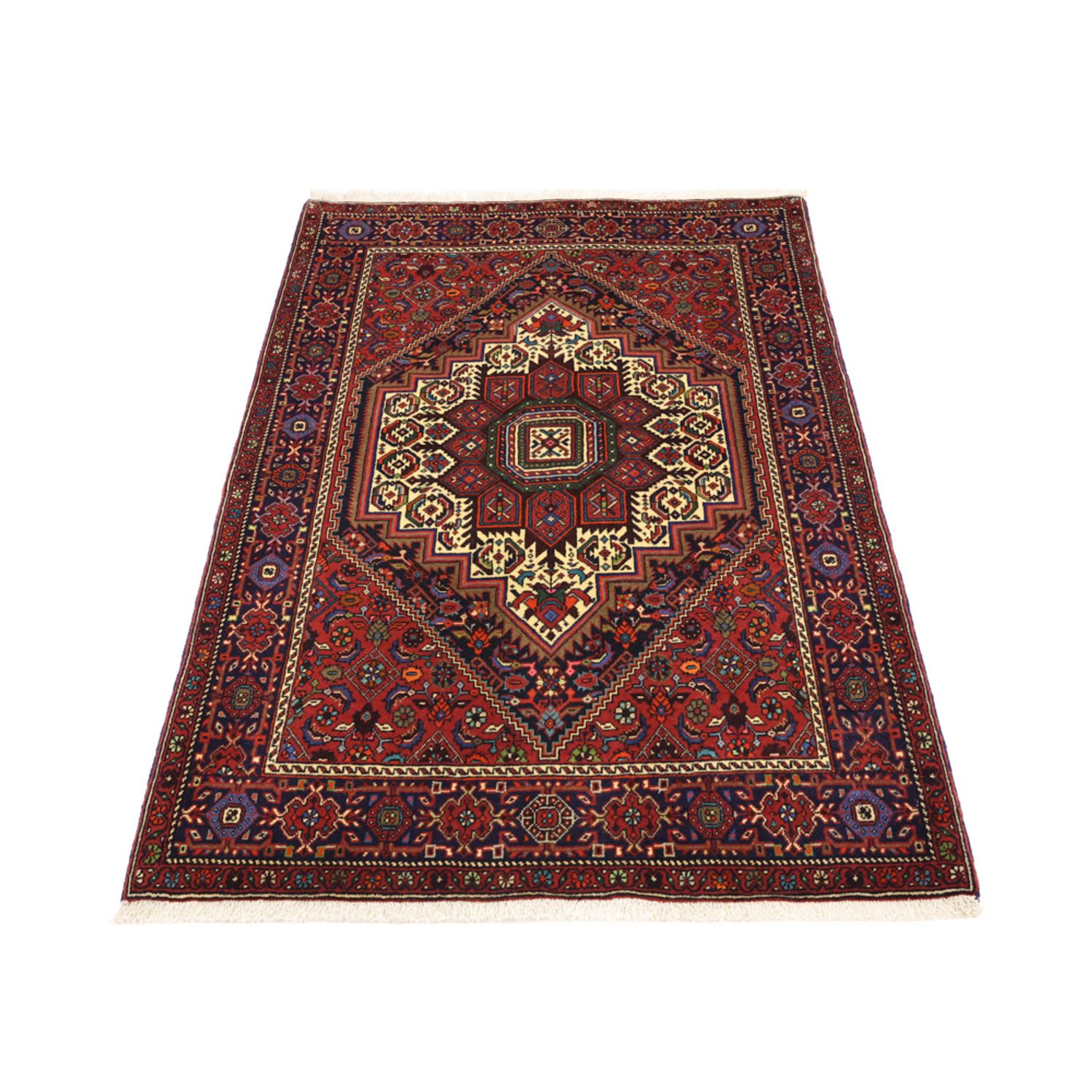 Perski dywan - Nomadyczny - 152 x 102 cm - ciemna czerwień