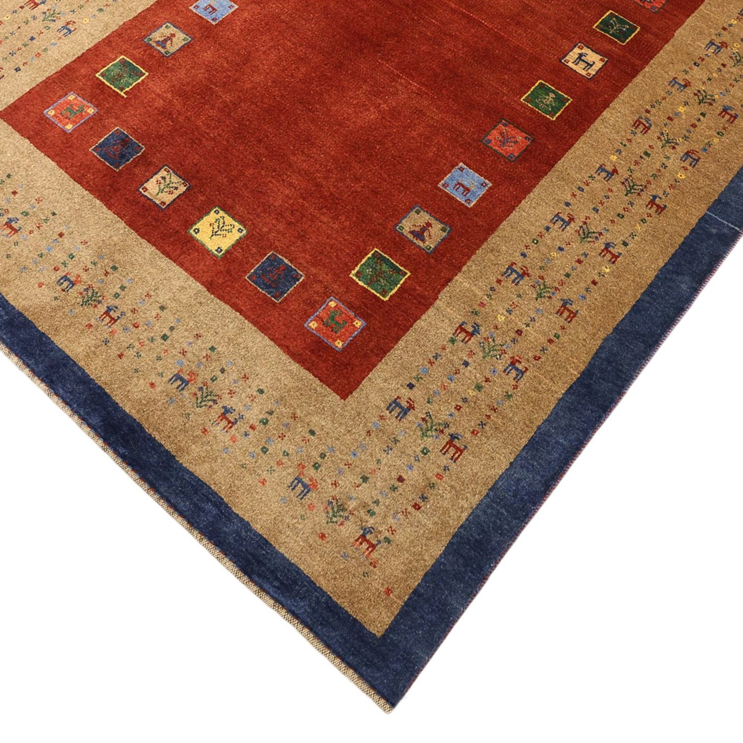 Gabbeh Tapijt - Kashkuli Perzisch - 184 x 121 cm - rood