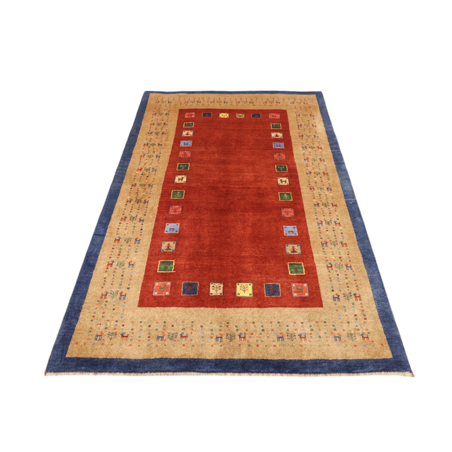 Gabbeh Tapijt - Kashkuli Perzisch - 184 x 121 cm - rood