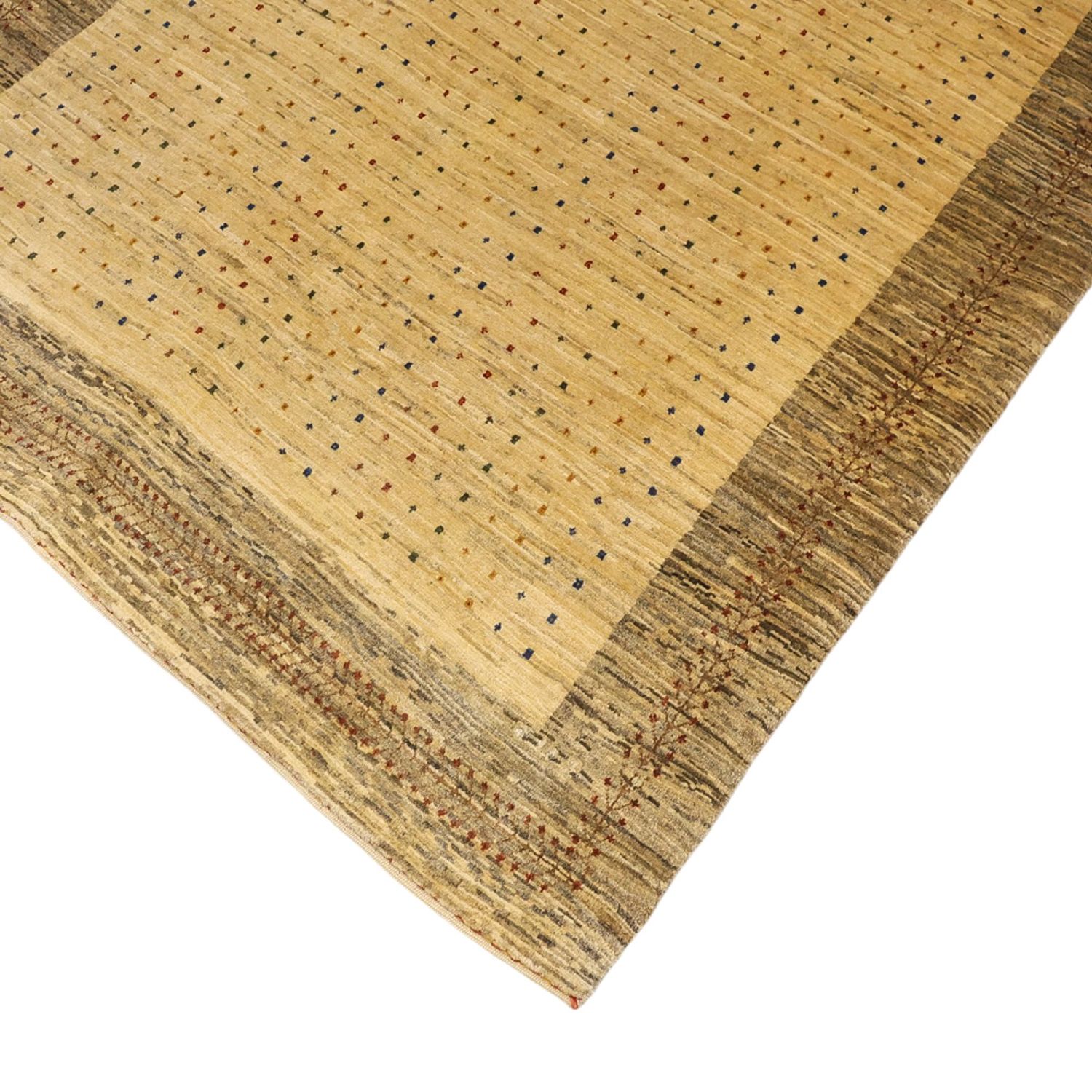 Gabbeh Tapijt - Kashkuli Perzisch - 174 x 115 cm - licht beige