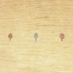 Gabbeh Tapijt - Kashkuli Perzisch - 174 x 119 cm - beige