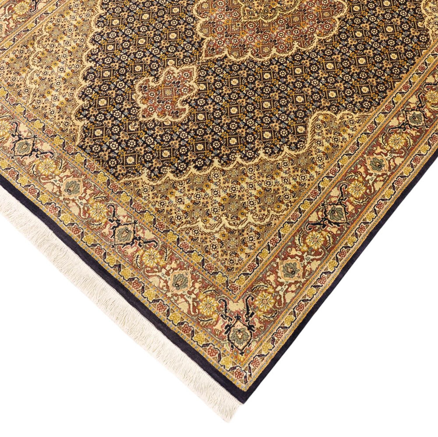 Perserteppich - Täbriz - Royal - 148 x 100 cm - dunkelblau