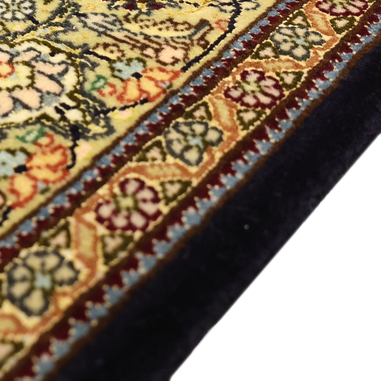 Perserteppich - Täbriz - Royal - 146 x 102 cm - dunkelgrün