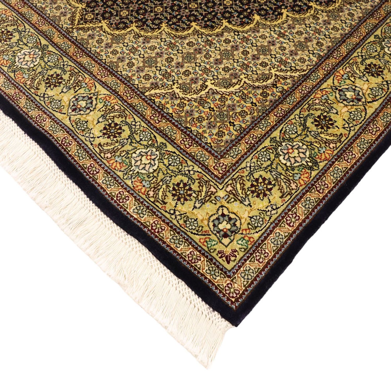 Perserteppich - Täbriz - Royal - 146 x 102 cm - dunkelgrün