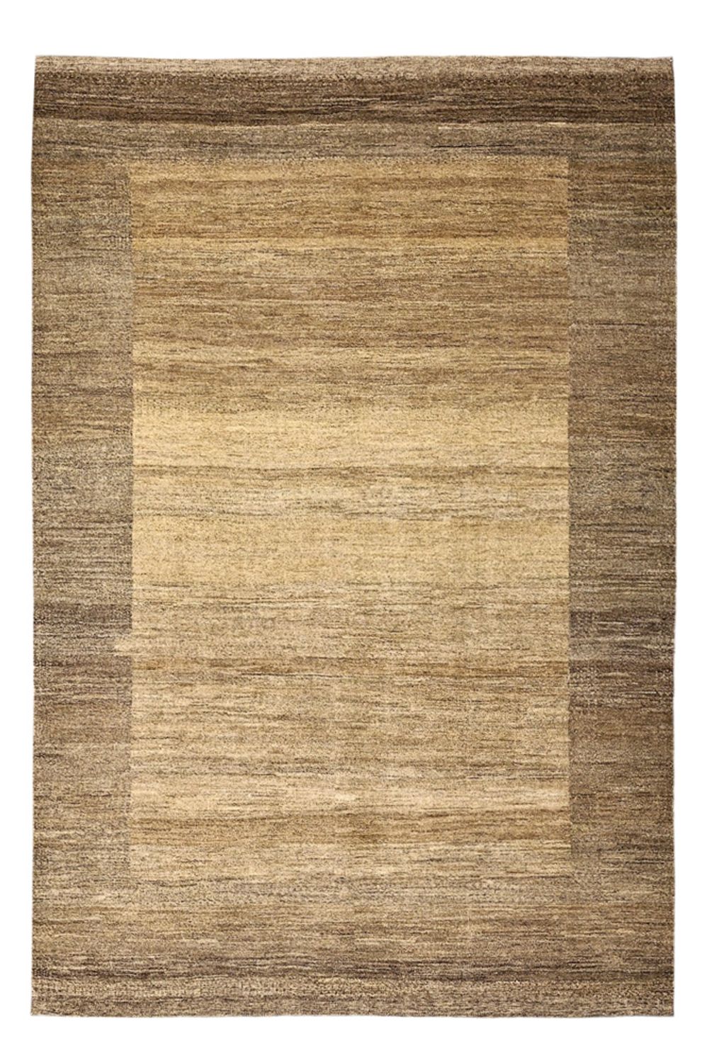 Gabbeh Koberec - Loribaft Perský - 230 x 163 cm - tmavě béžová