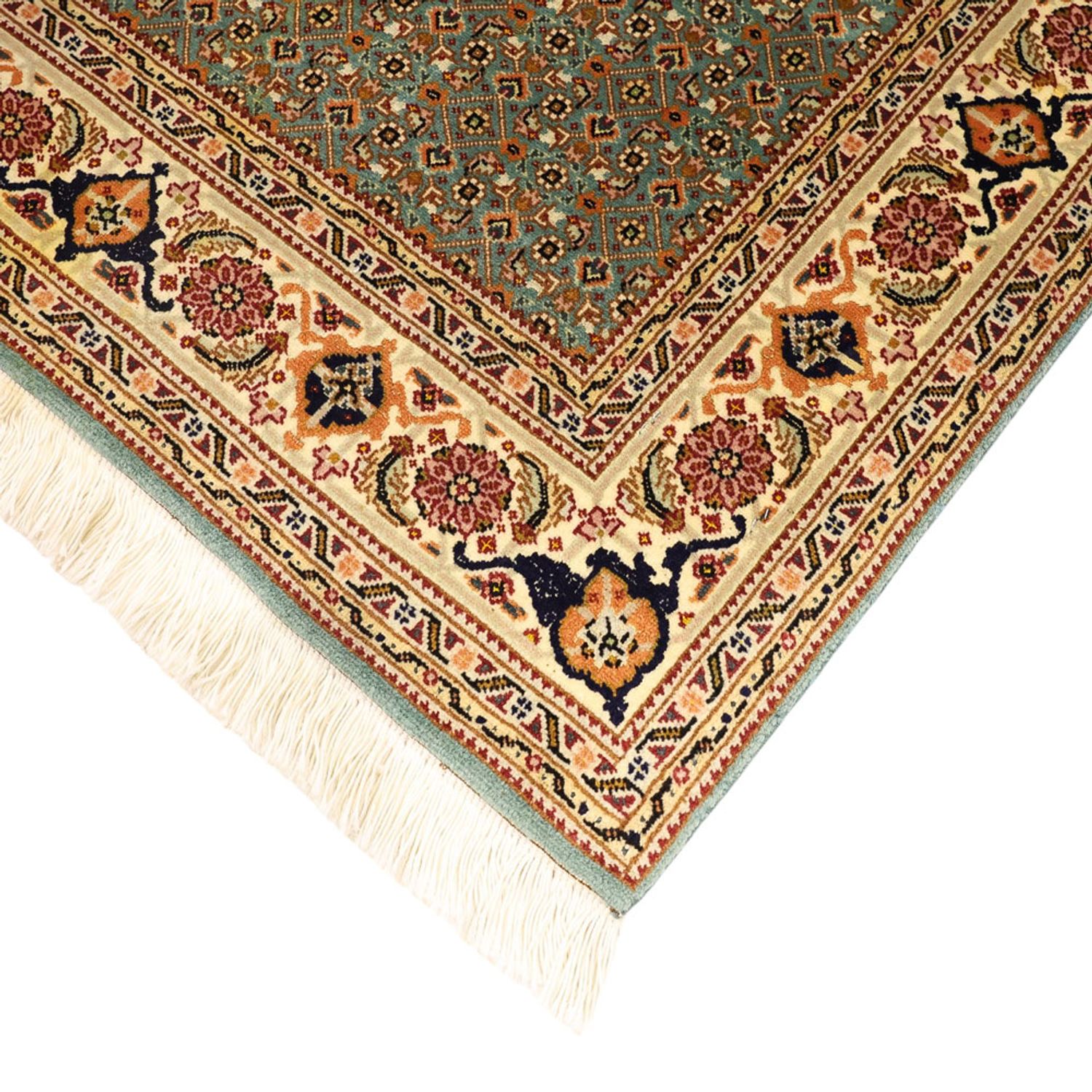 Perserteppich - Täbriz - Royal - Royal - 145 x 101 cm - olivgrün